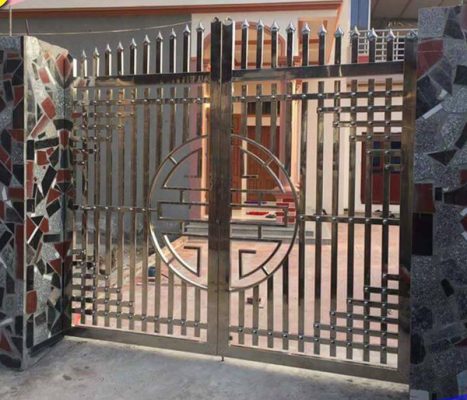 Mẫu Cổng Inox 2 Cánh đẹp Mới Nhất Hiện Nay
